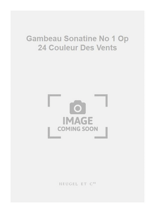 Gambeau Sonatine No 1 Op 24 Couleur Des Vents
