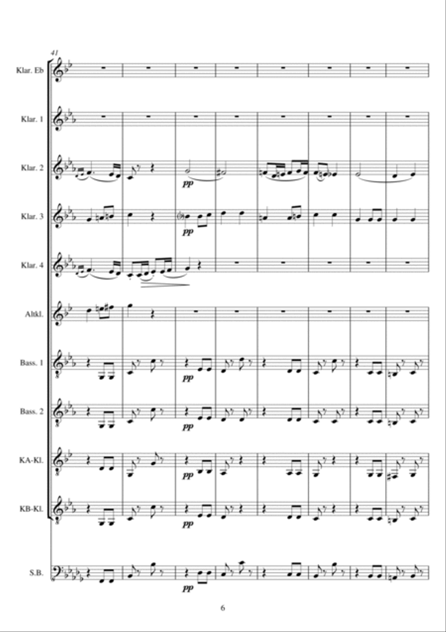 Allegretto Woodwind Ensemble scores gallery preview page 6