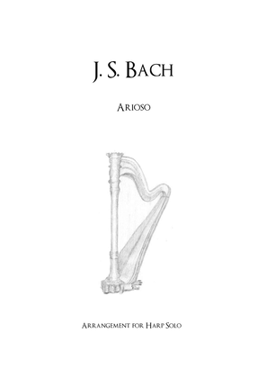 Book cover for J. S. Bach - Arioso for Harp solo