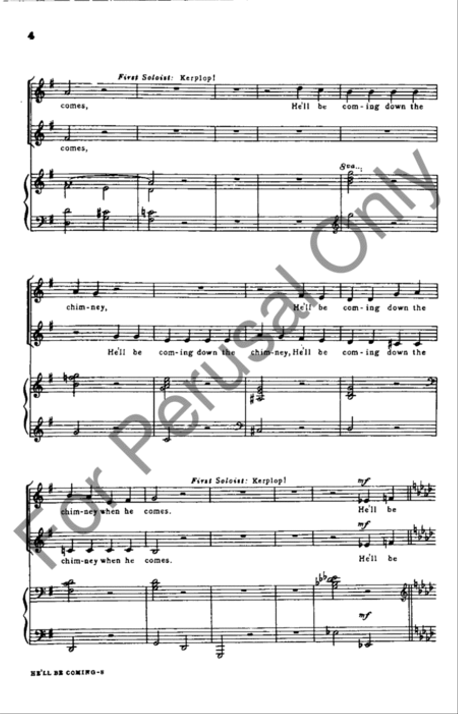 He'll Be Coming Down The Chimney TB scores gallery preview page 3