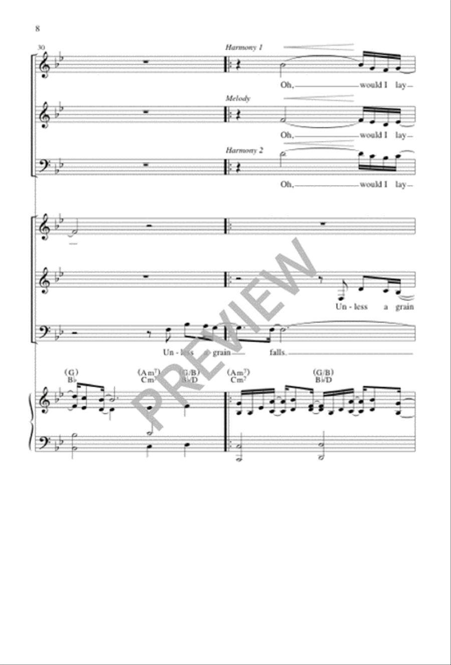 Unless a Grain 3-Part scores gallery preview page 8