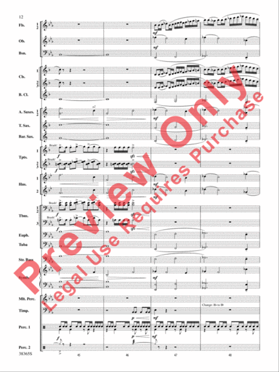 Crossroads to the Future Crossroads to the Future Concert Band scores gallery preview page 13