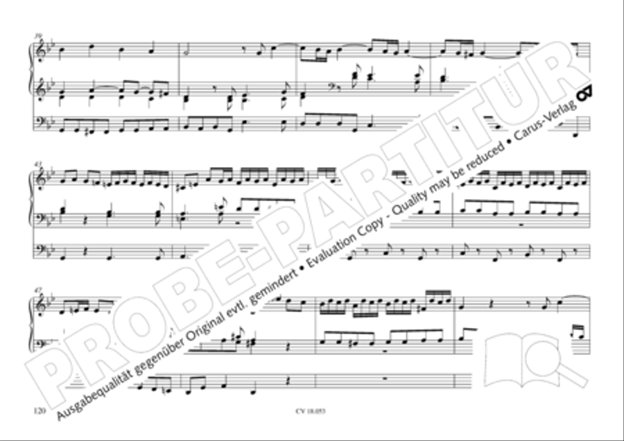 Das Husumer Orgelbuch von 1758 Organ Solo scores gallery preview page 121