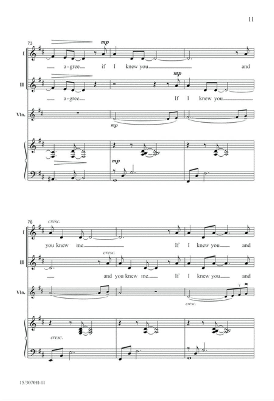 If I Knew You If I Knew You 2-Part scores gallery preview page 12