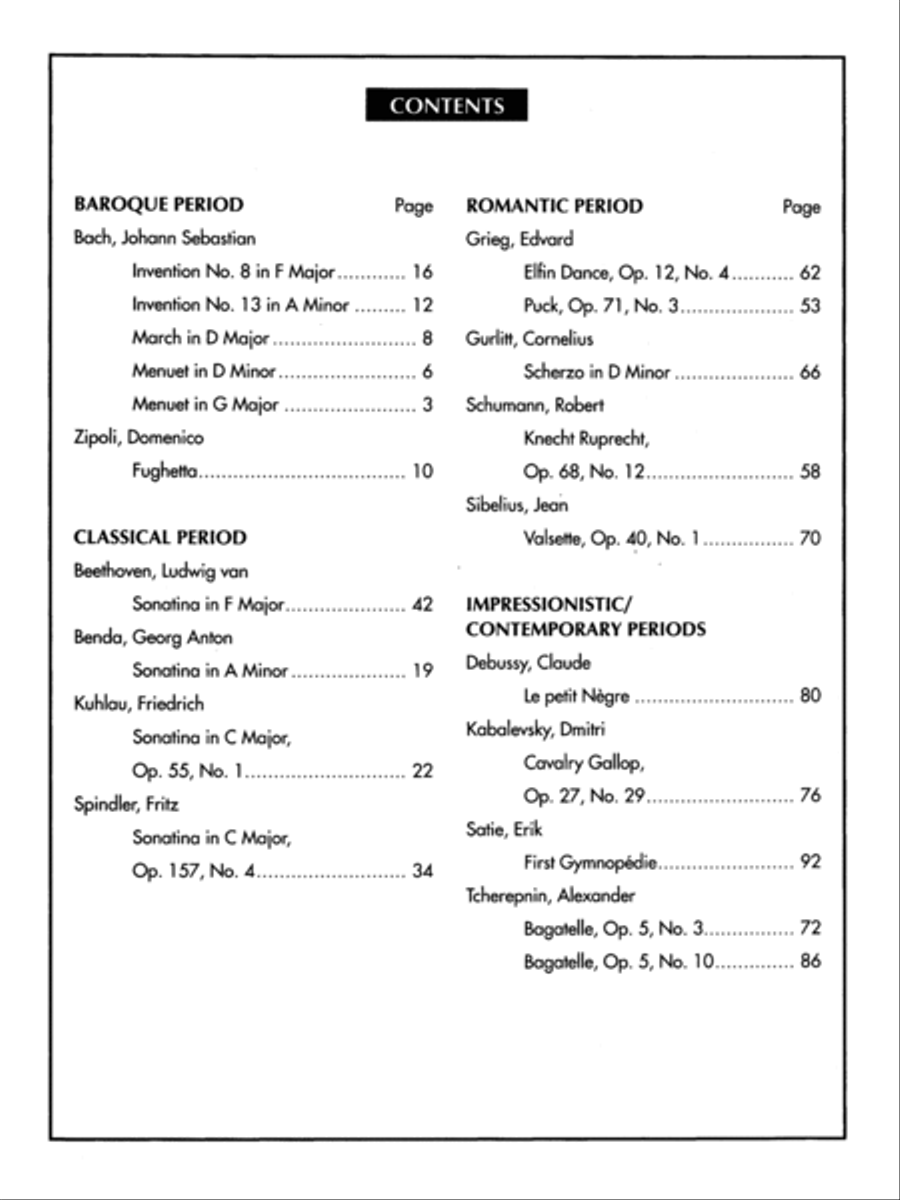 Favorite Classics: Accompaniment, Book 2 Piano Solo scores gallery preview page 3