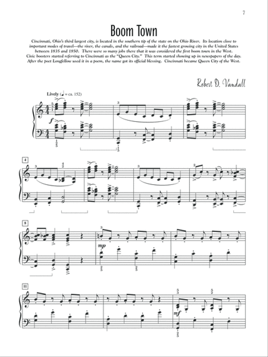 Ohio Skylines Piano Solo scores gallery preview page 4