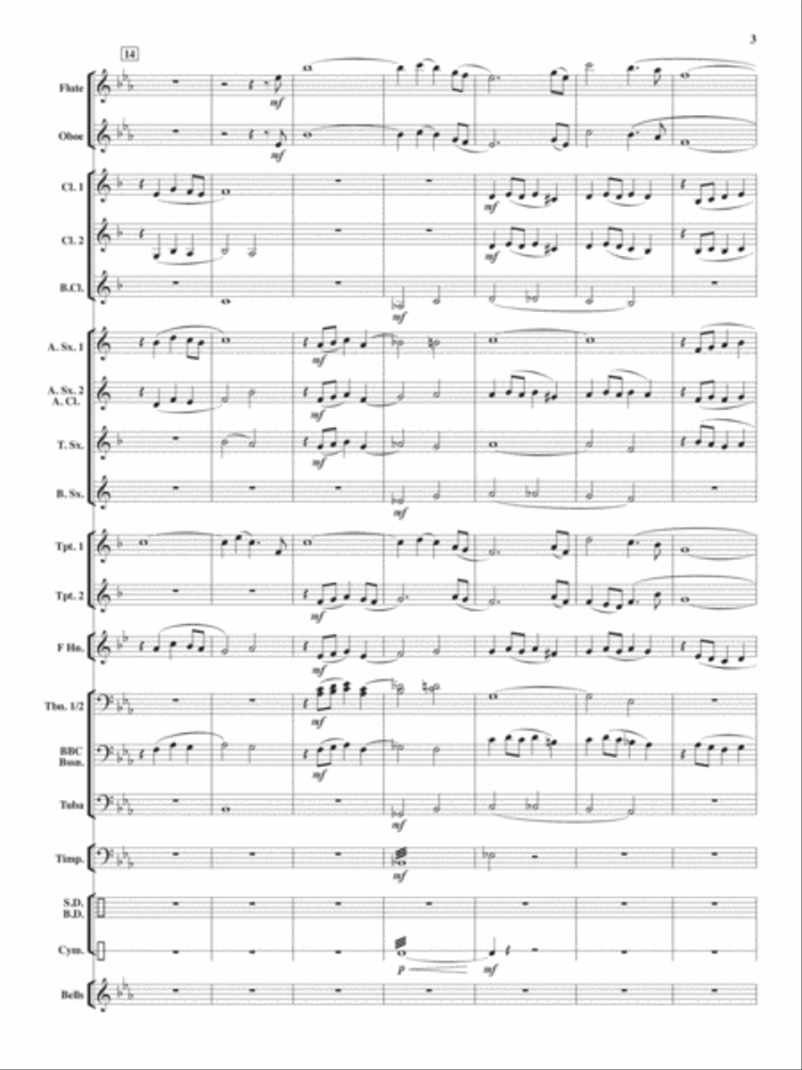 In This Quiet Place Concert Band scores gallery preview page 4