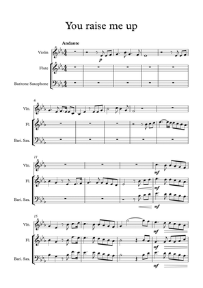 Book cover for You Raise Me Up - Score Only