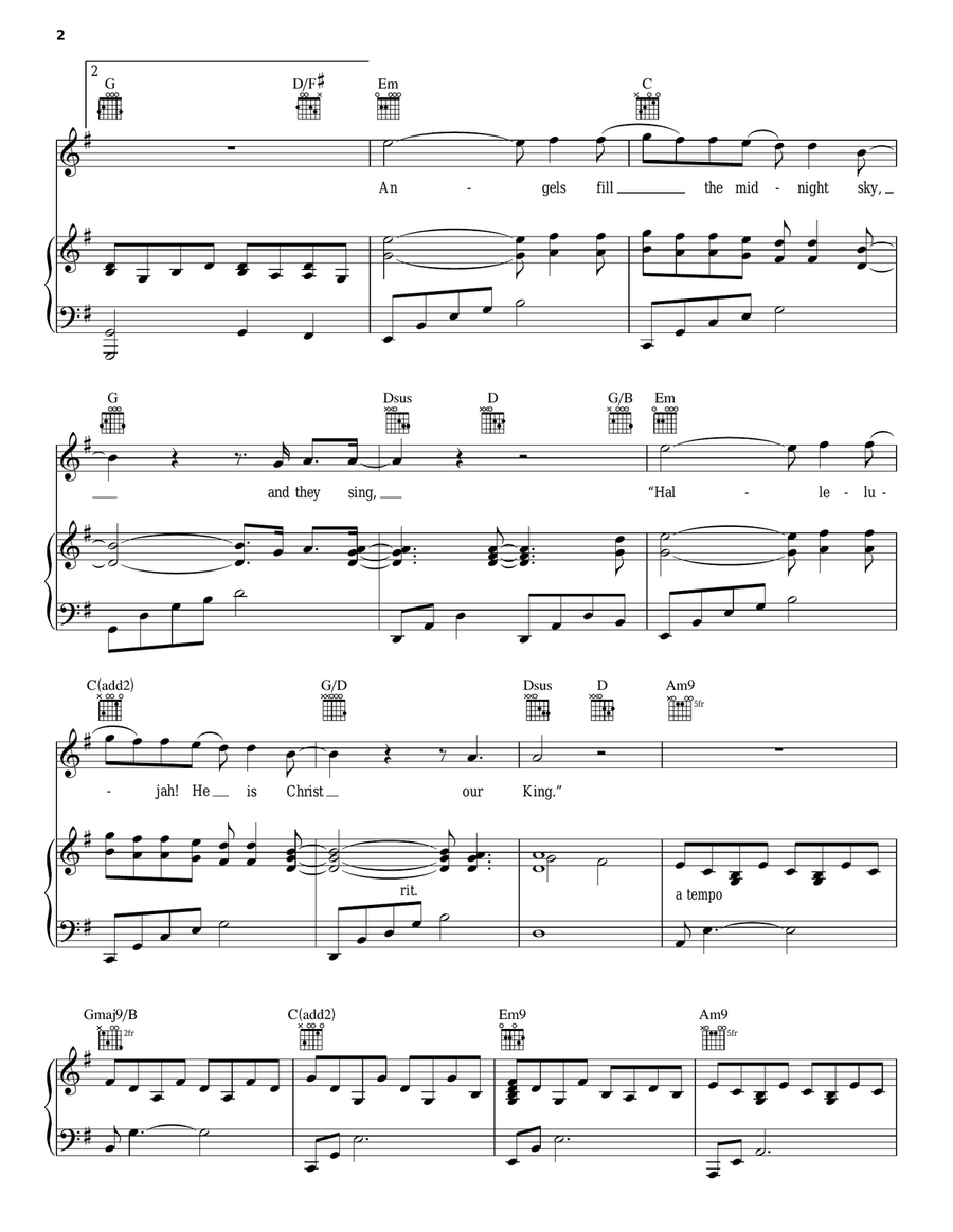When Love Was Born When Love Was Born Piano, Vocal, Guitar scores gallery preview page 2
