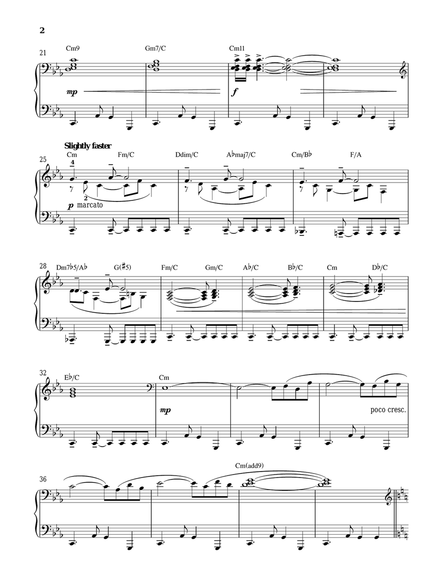 Milonga For Three Piano Solo scores gallery preview page 2