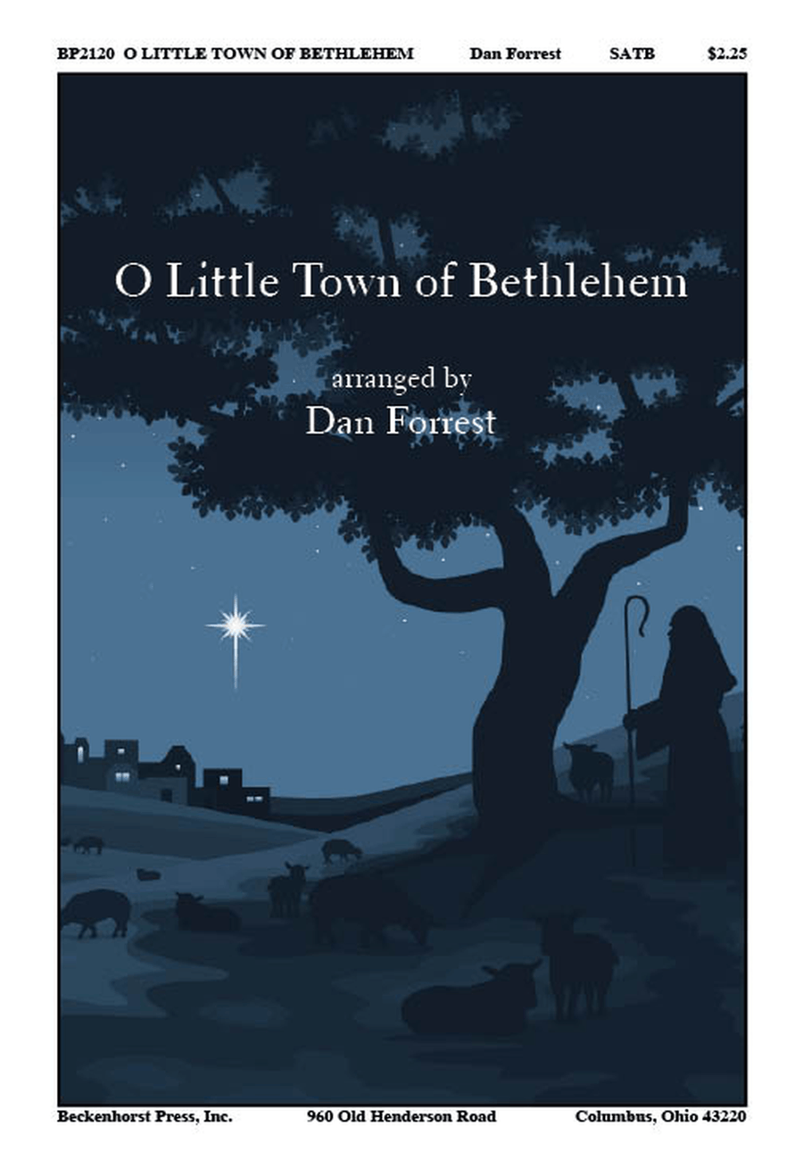 O Little Town of Bethlehem SATB - Forrest 4-Part scores gallery preview page 1