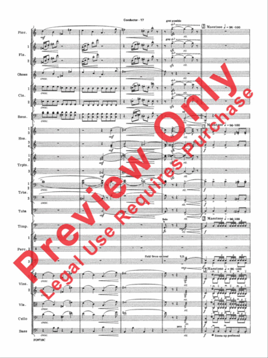 The Empire Strikes Back Medley Full Orchestra scores gallery preview page 48