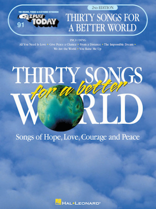 Book cover for Thirty Songs for a Better World