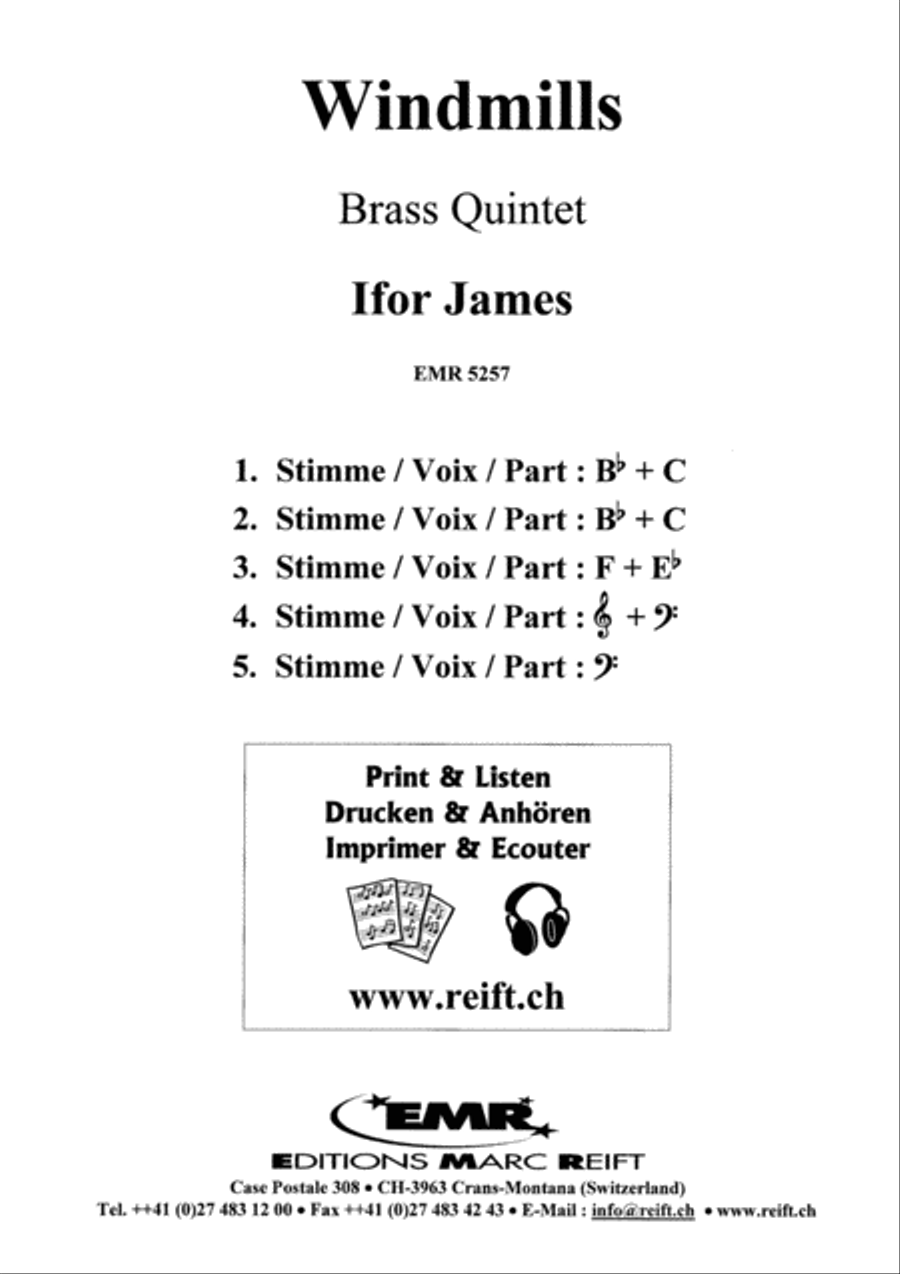 Windmills Brass Quintet scores gallery preview page 2