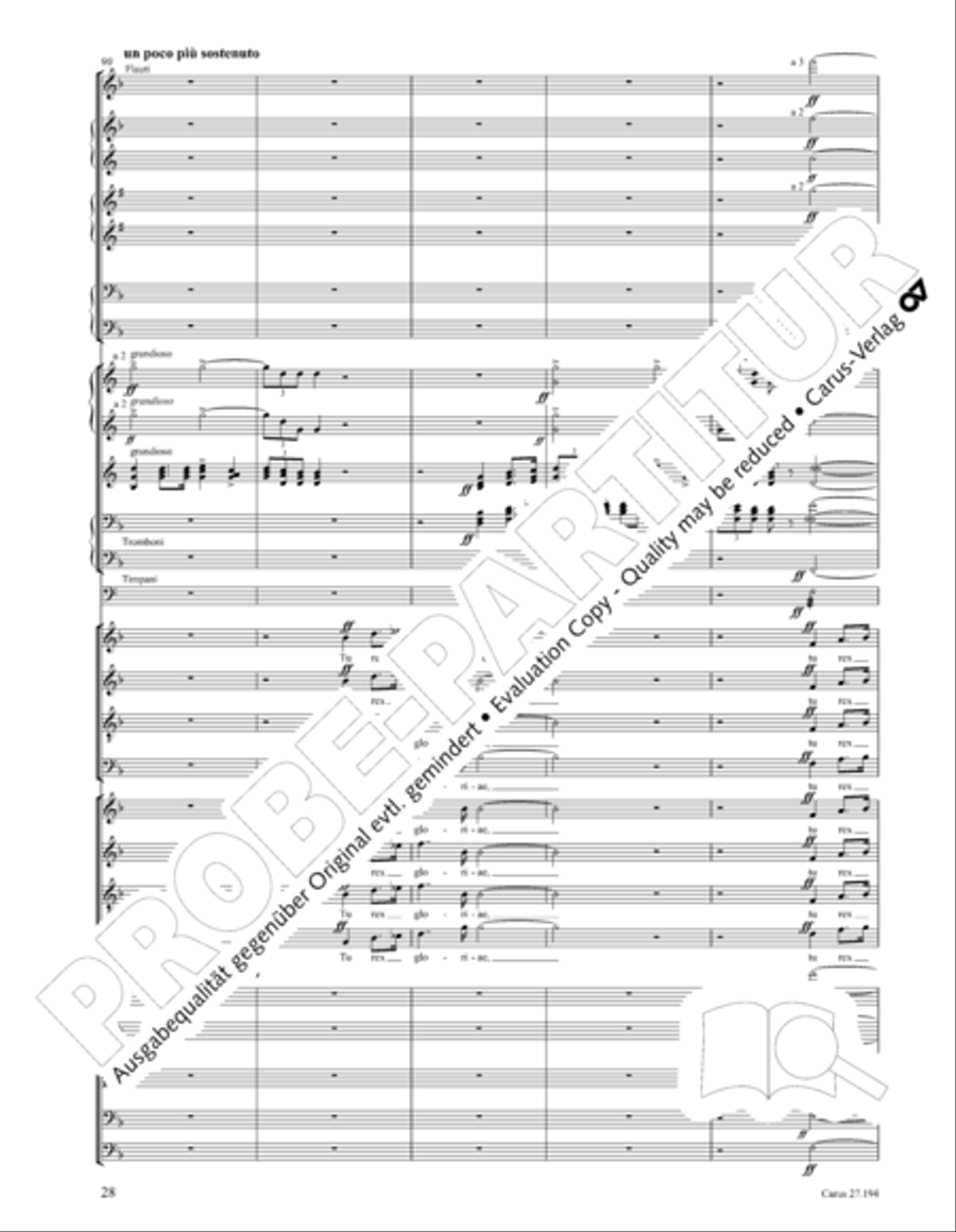 Te Deum 4-Part scores gallery preview page 29
