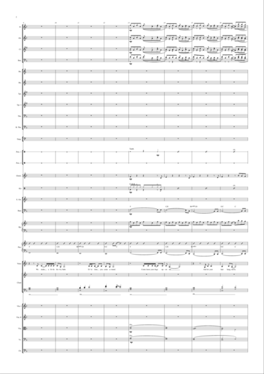 The Ship Song Full Orchestra scores gallery preview page 4