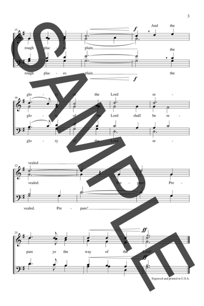 Prepare Ye the Way of the Lord  Sheet Music