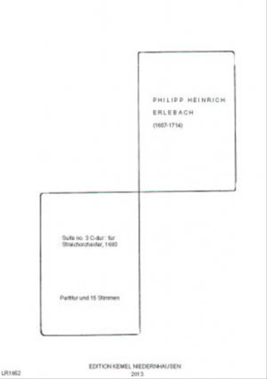 Suite no. 3 C-dur String Orchestra scores gallery preview page 1