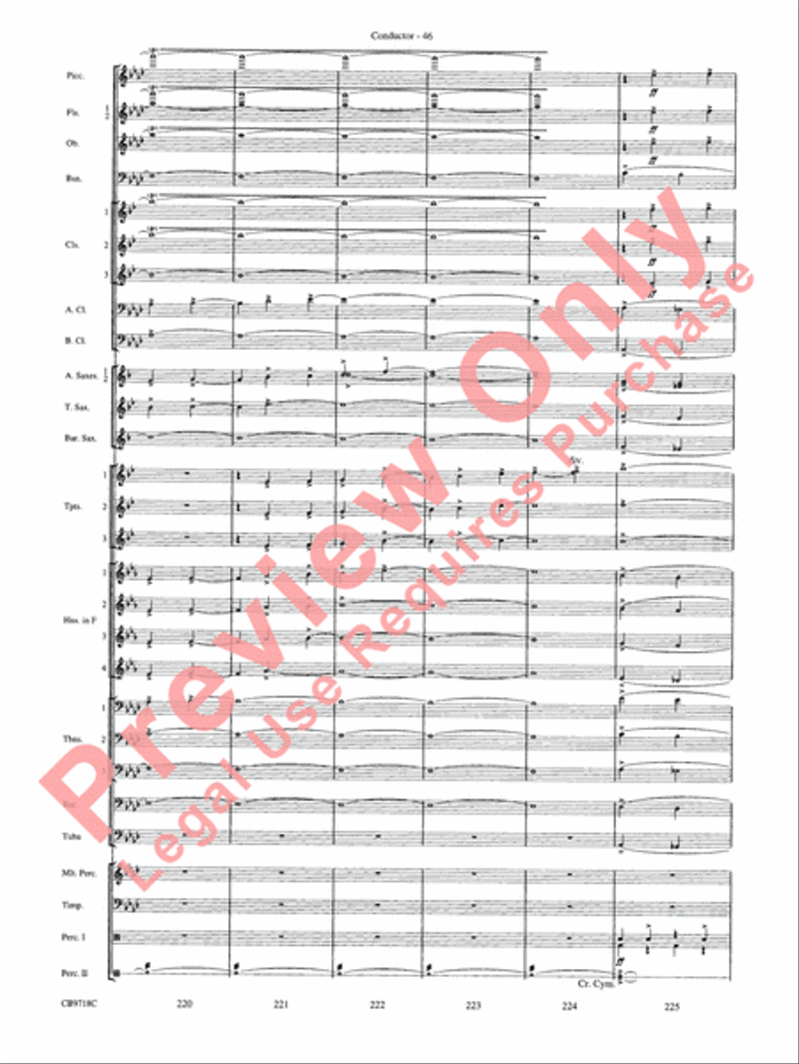 Gershwin! (Medley) Gershwin! (Medley) Concert Band scores gallery preview page 49