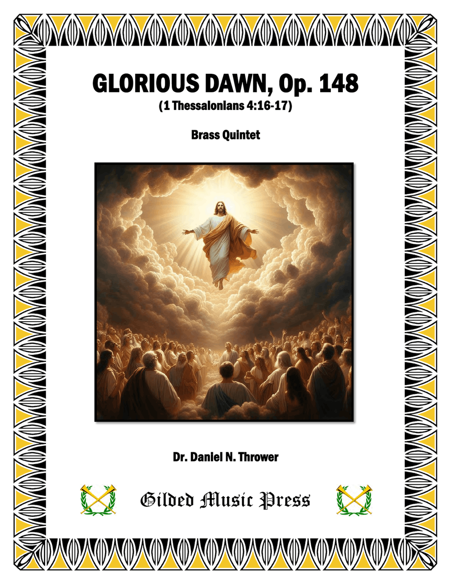 Glorious Dawn, Op. 148 Brass Quintet scores gallery preview page 1