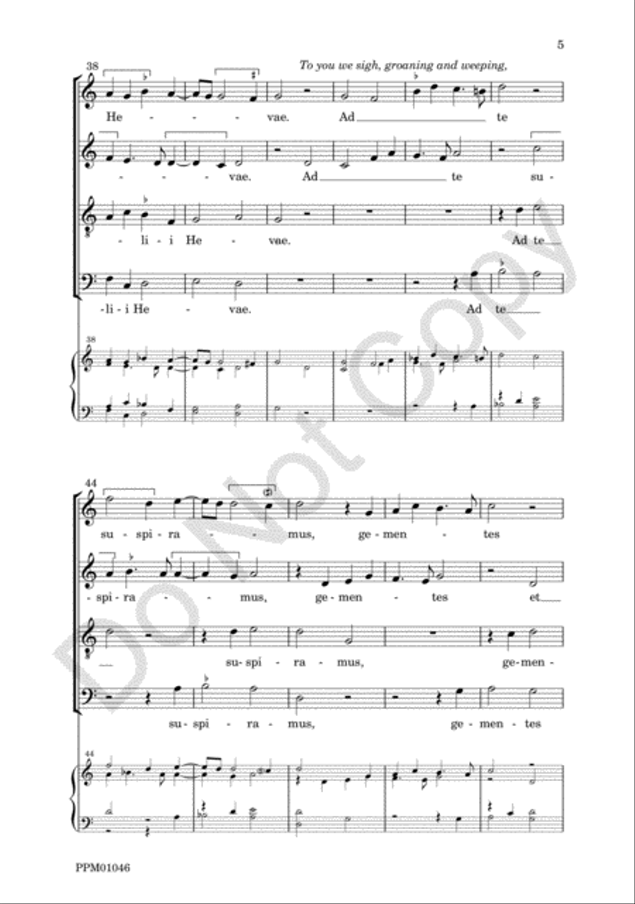 Salve Regina 4-Part scores gallery preview page 9