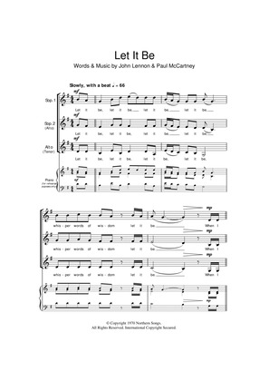 Let It Be (arr. Barrie Carson Turner)