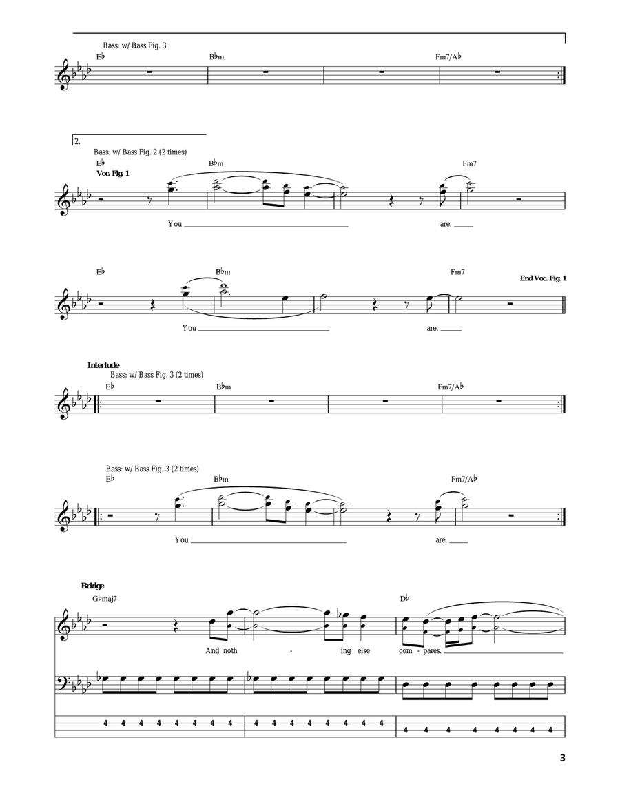 Clocks Acoustic Guitar scores gallery preview page 3