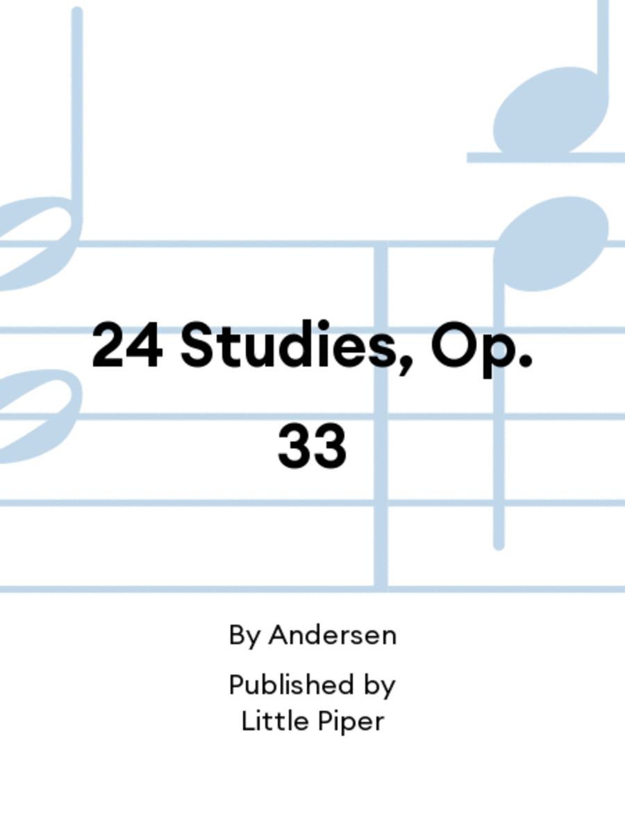 24 Studies, Op. 33 24 Studies, Op. 33 Sacred scores gallery preview page 1