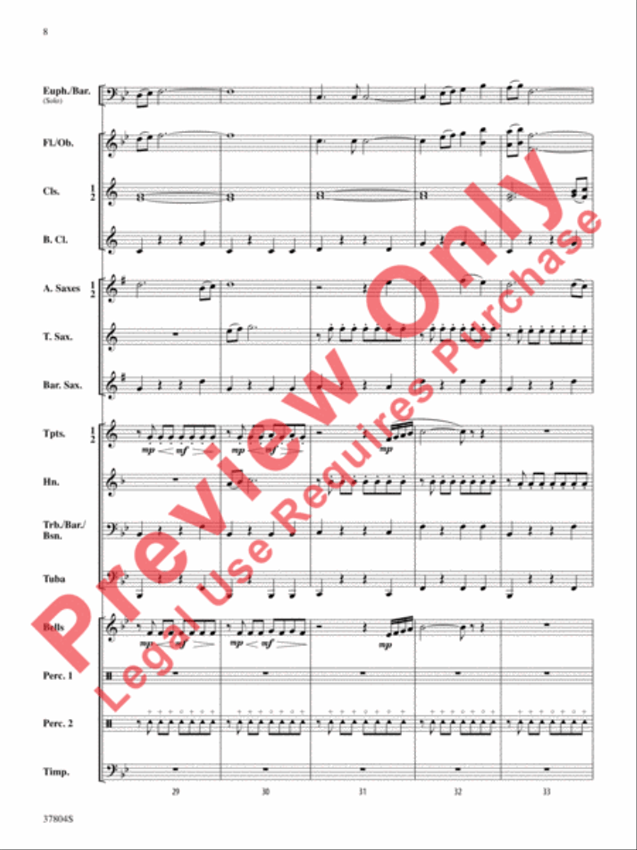UFO UFO Concert Band scores gallery preview page 9