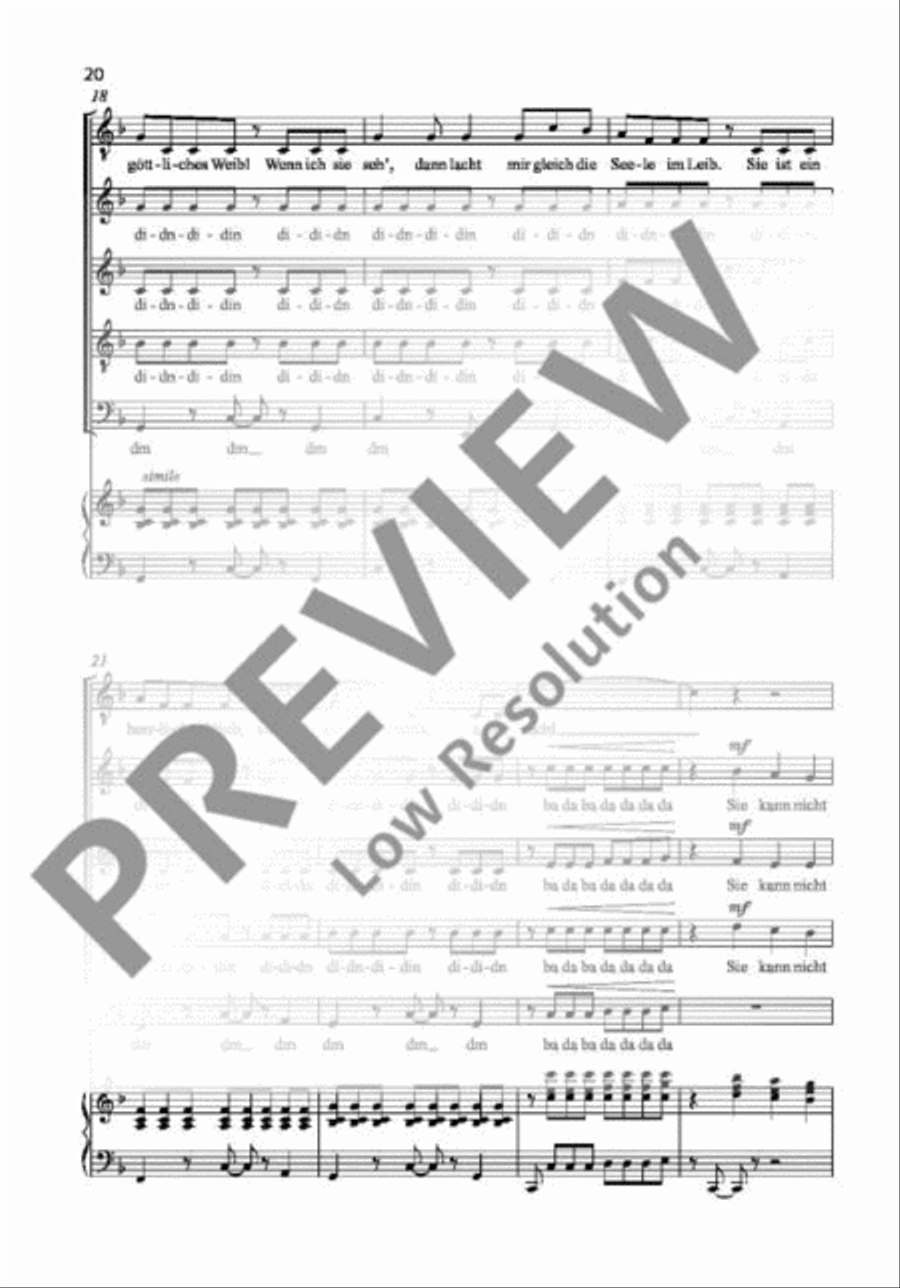 Georg Kreisler 4-Part scores gallery preview page 21