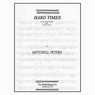 Book cover for Hard Times For Snare Drum