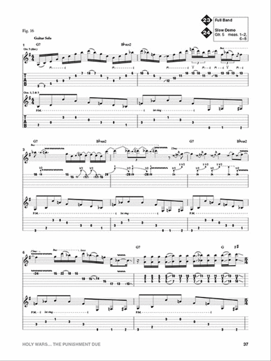Megadeth – Signature Licks Electric Guitar scores gallery preview page 4