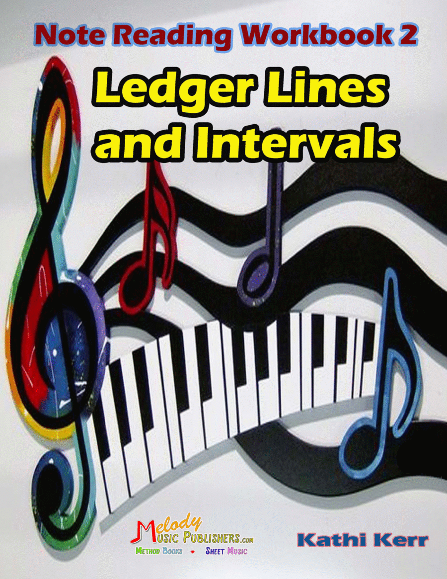 Note Reading Workbook 2 - Ledger Lines and Intervals Piano Method scores gallery preview page 1