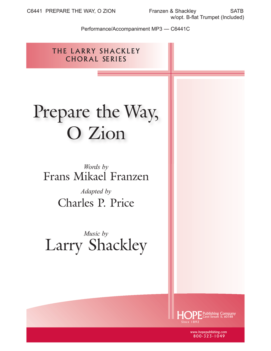 Prepare the Way, O Zion 4-Part scores gallery preview page 1