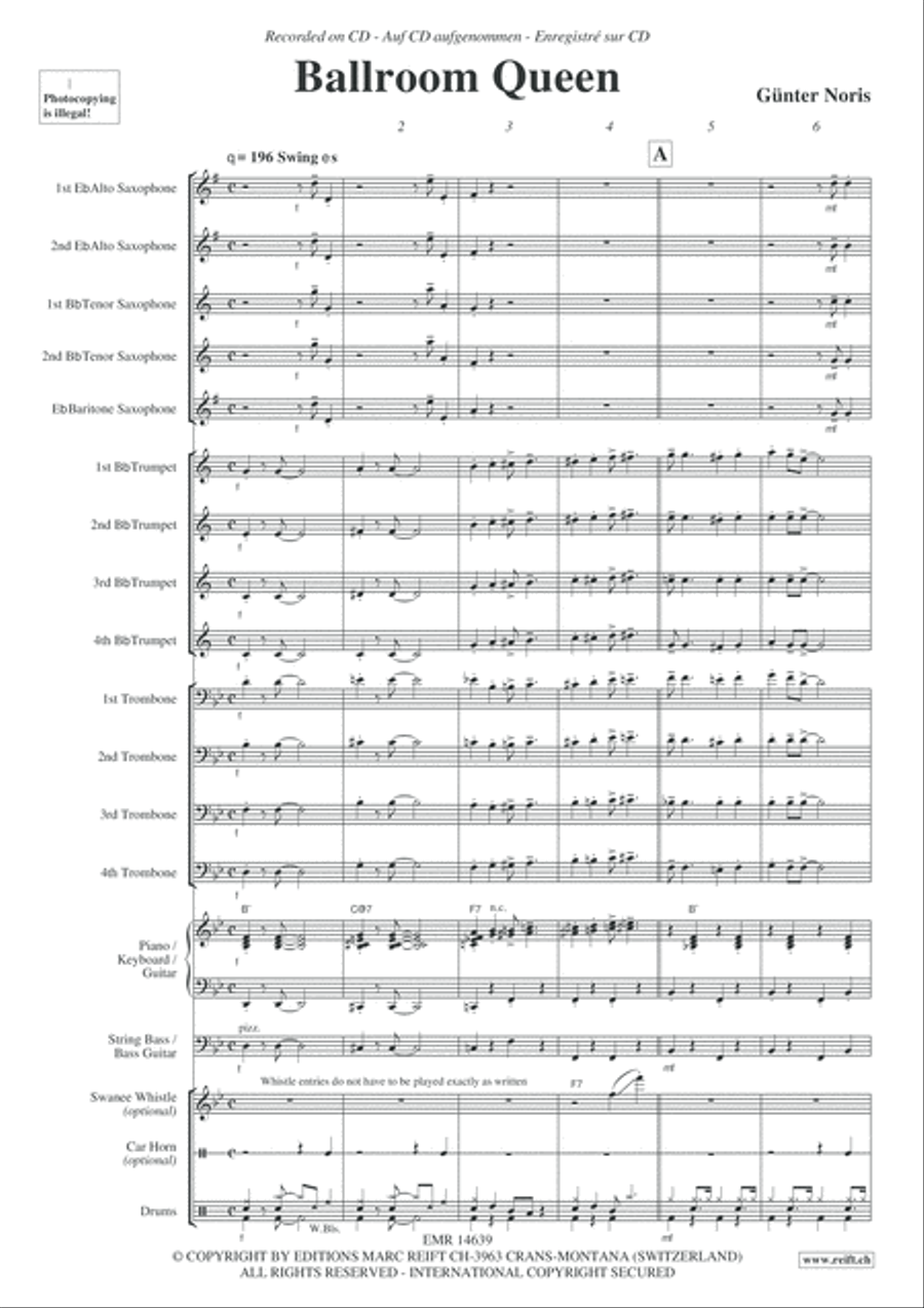 Ballroom Queen Big Band scores gallery preview page 4