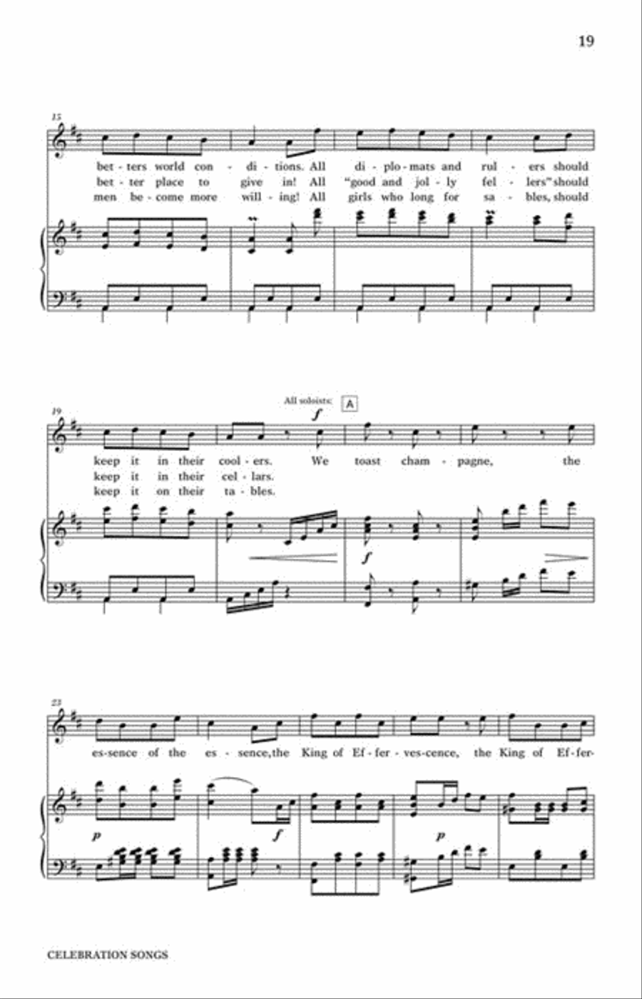 Celebration Songs Celebration Songs 4-Part scores gallery preview page 7