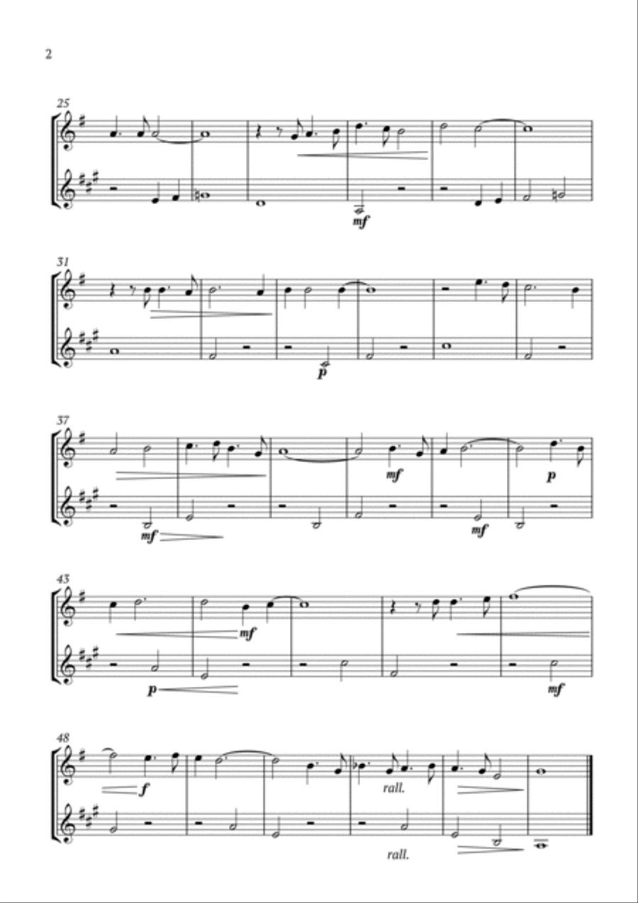 He's A Tramp Woodwind Duet scores gallery preview page 2