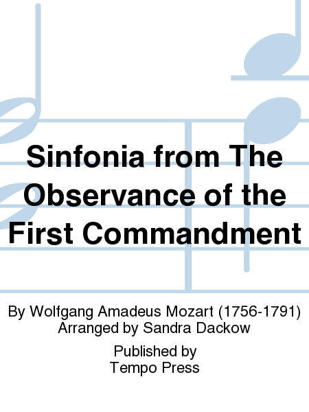 Sinfonia from the Observance of the First Commandment, K.35 image number null