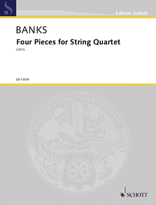 Book cover for Four Pieces for String Quartet