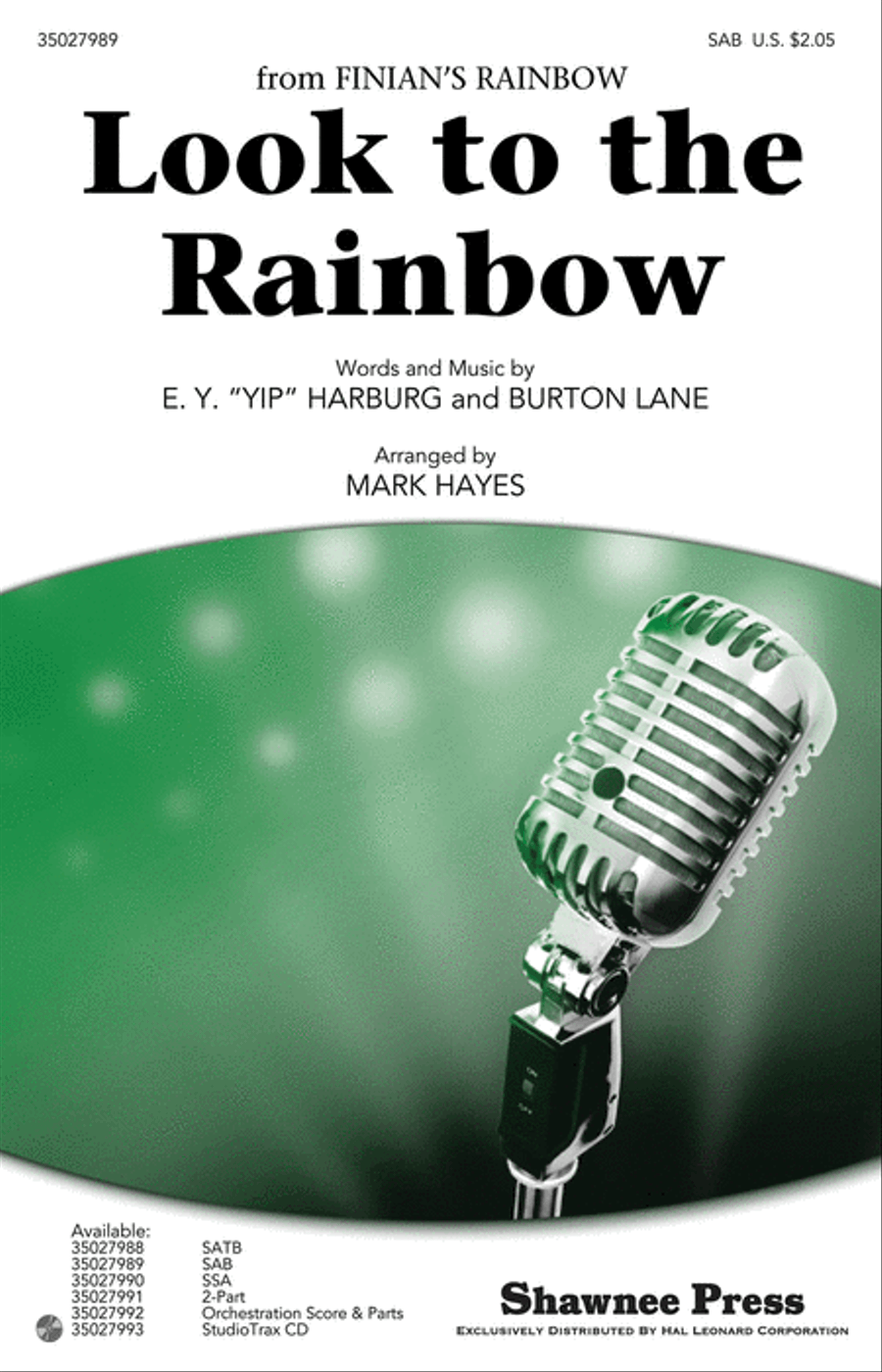 Look to the Rainbow 3-Part scores gallery preview page 1