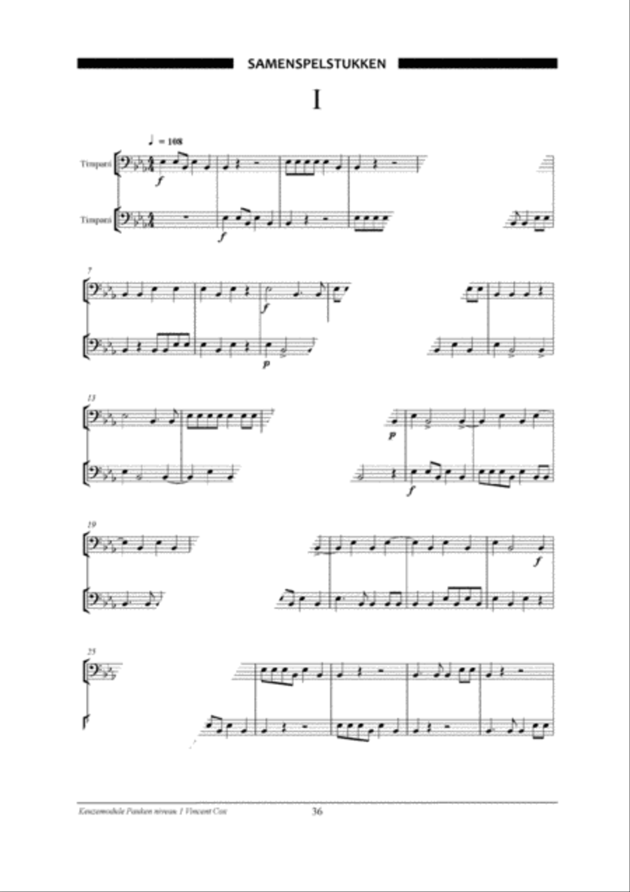 Percussion Modular: Pauken 1 Percussion scores gallery preview page 38