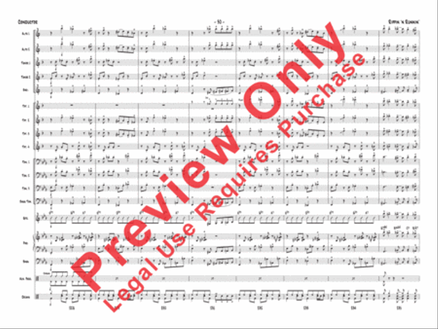 Rippin' 'n Runnin' Jazz Ensemble scores gallery preview page 31