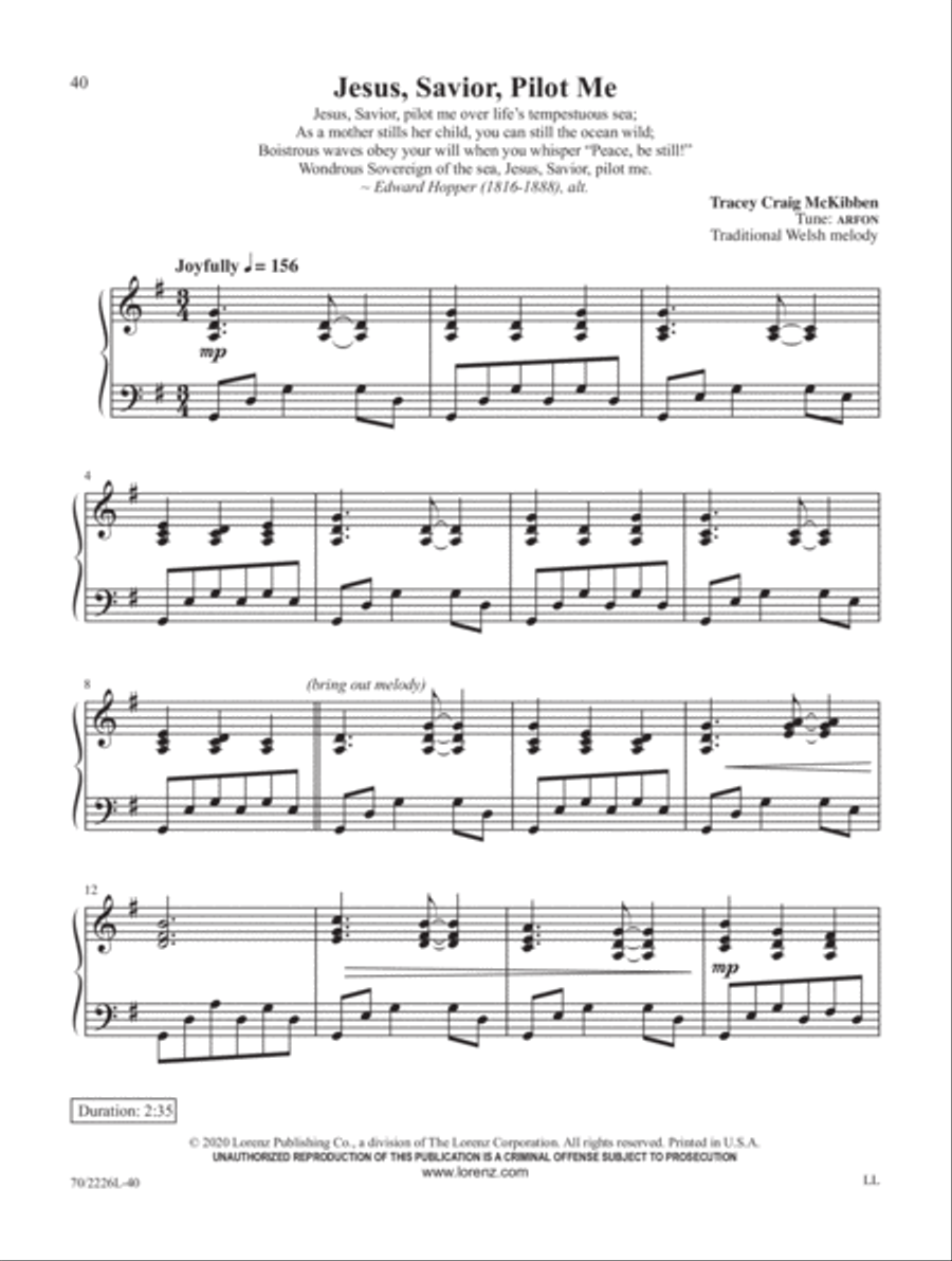 Vast as the Ocean Piano Solo scores gallery preview page 10