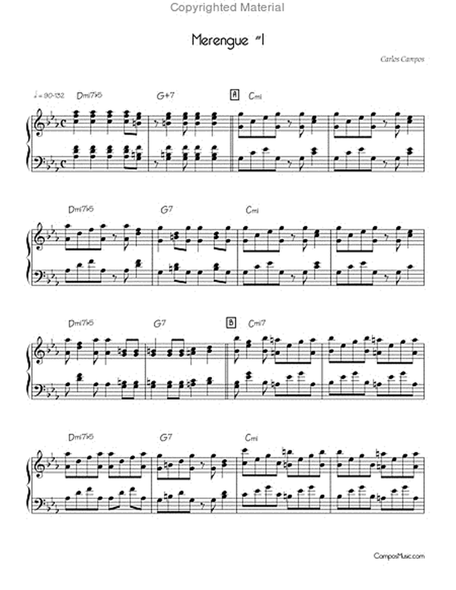 Merengue Piano Styles image number null