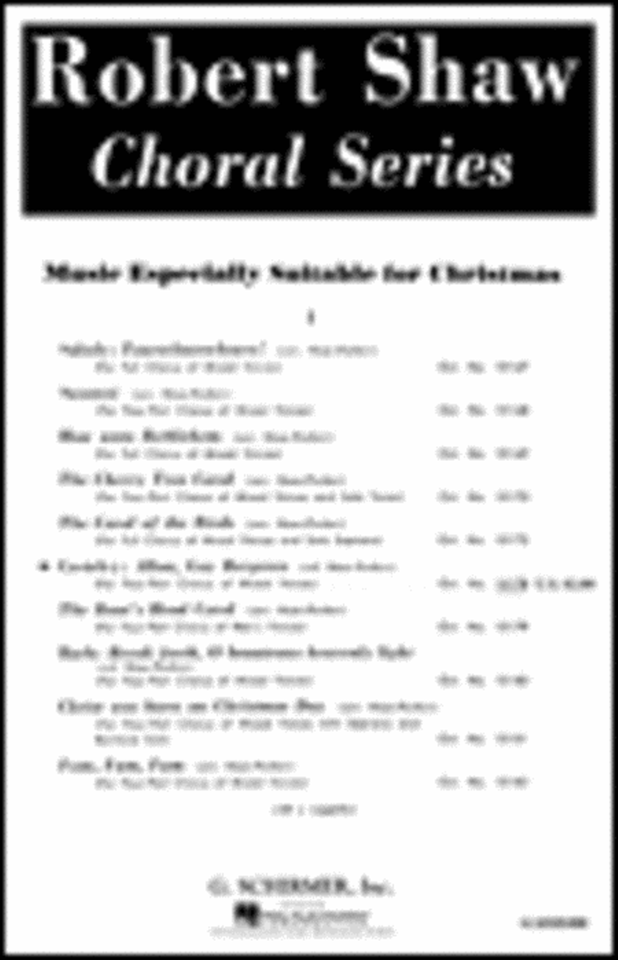 Allon Gay Bergeres A Cappella Latin Only 4-Part scores gallery preview page 1