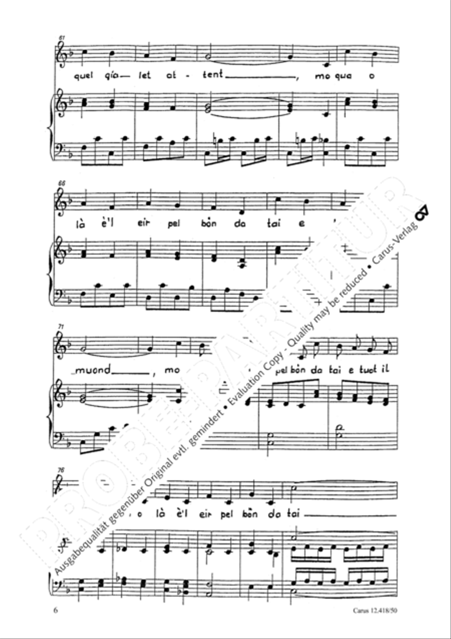 Dal gialet buondrius Voice Solo scores gallery preview page 7