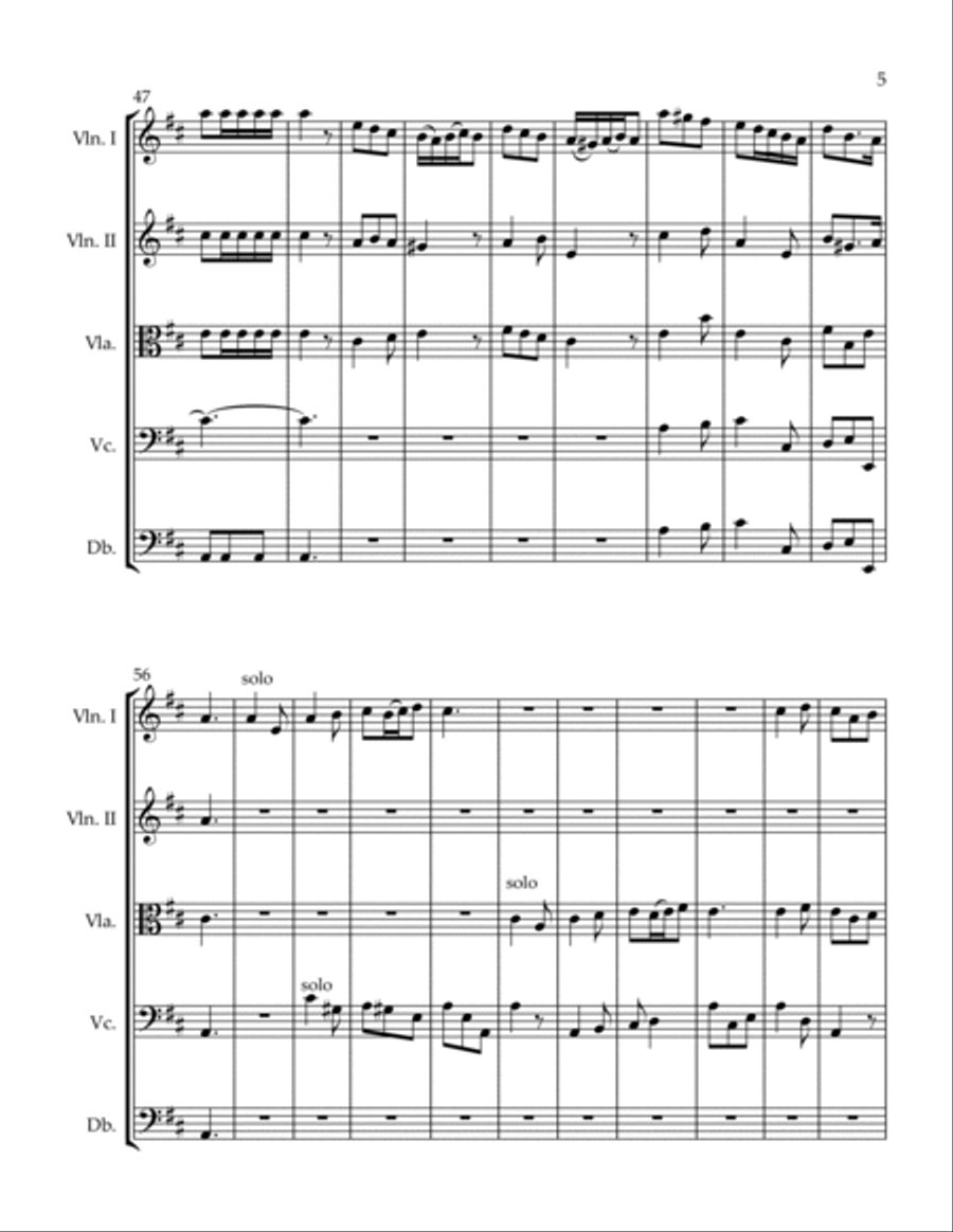 Alceste Triumph Chorus Choir scores gallery preview page 5