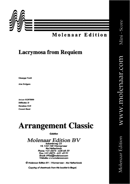 Lacrymosa from Requiem