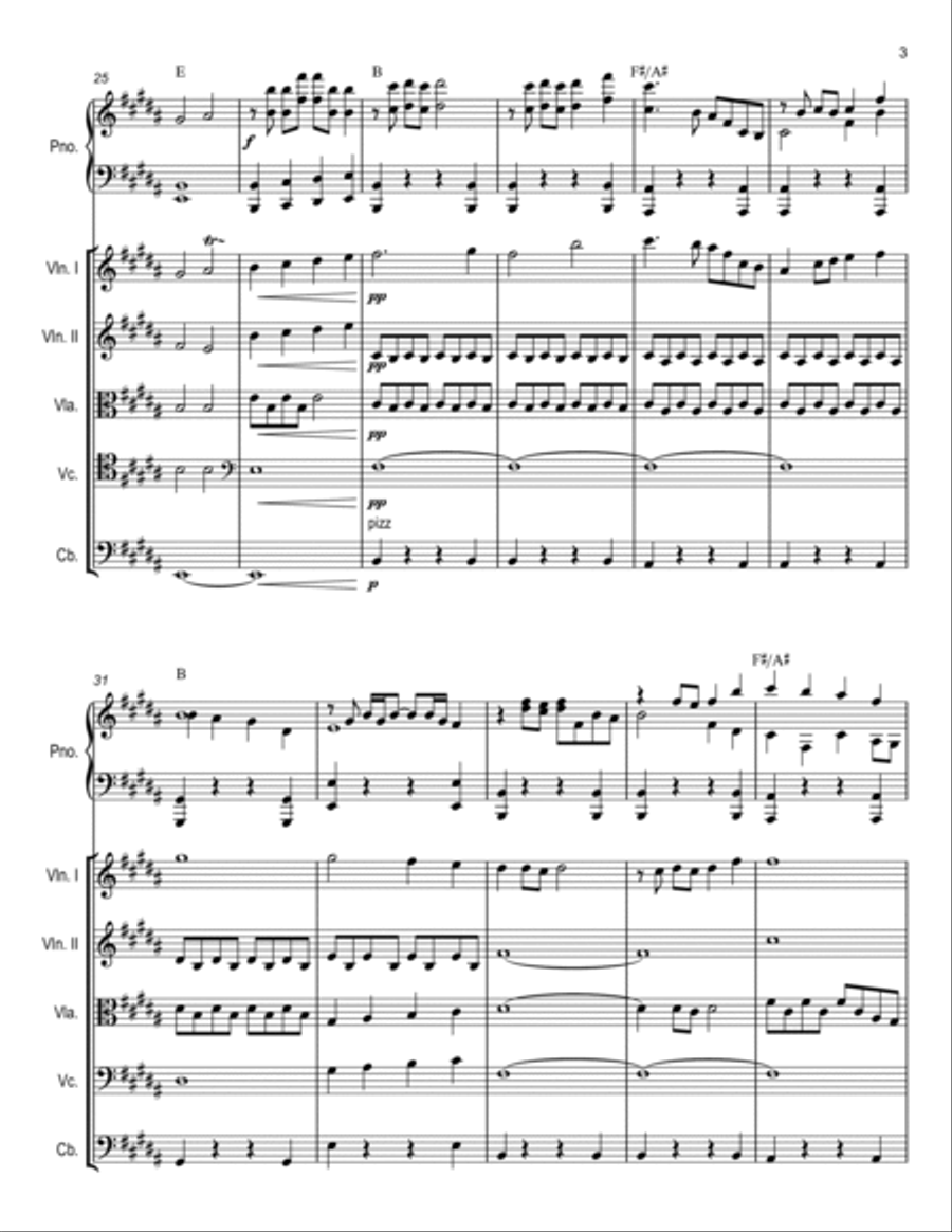 Yellow Yellow String Orchestra scores gallery preview page 3