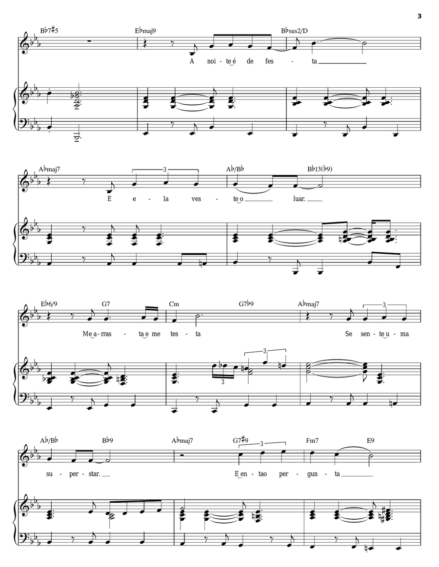 Wonderful Tonight Wonderful Tonight Piano, Vocal scores gallery preview page 3